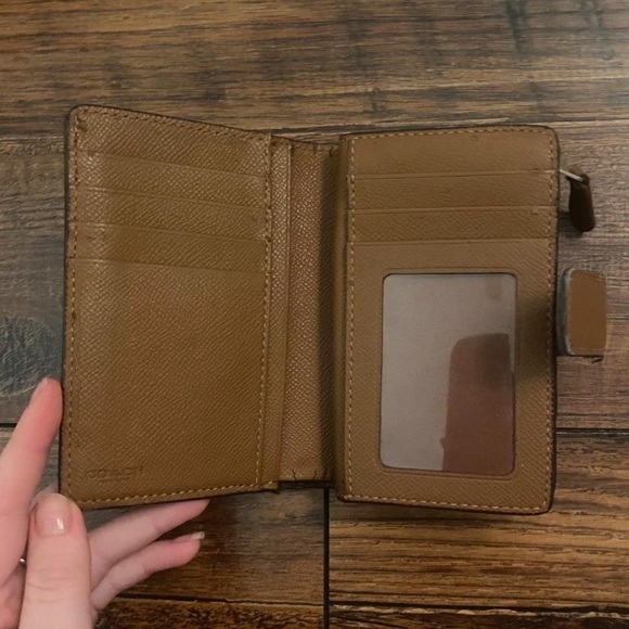 Coach Signature PVC Compact Wallet - Picture 4 of 7